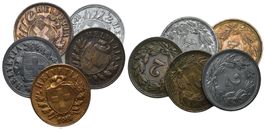 Schweiz 2 Rappen Lot