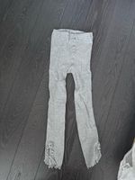 Graue Capri Hose Grösse S