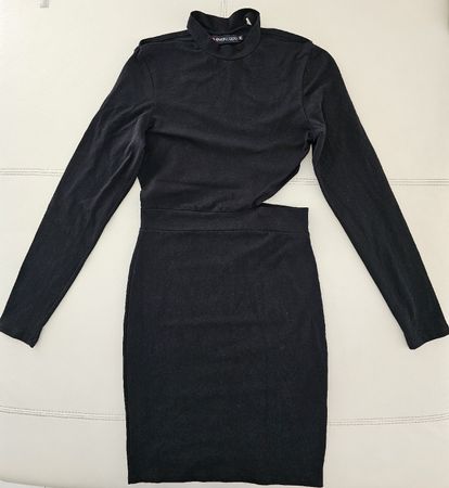 Schwarzes Cut Out Even&Odd Kleid Gr. XS