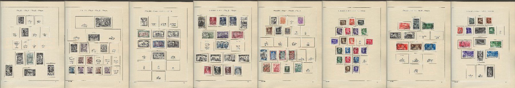 Alle Briefmarken: Marken Italien 1921 bis 1930 – Gebraucht aus Au ZH von xelagreb01