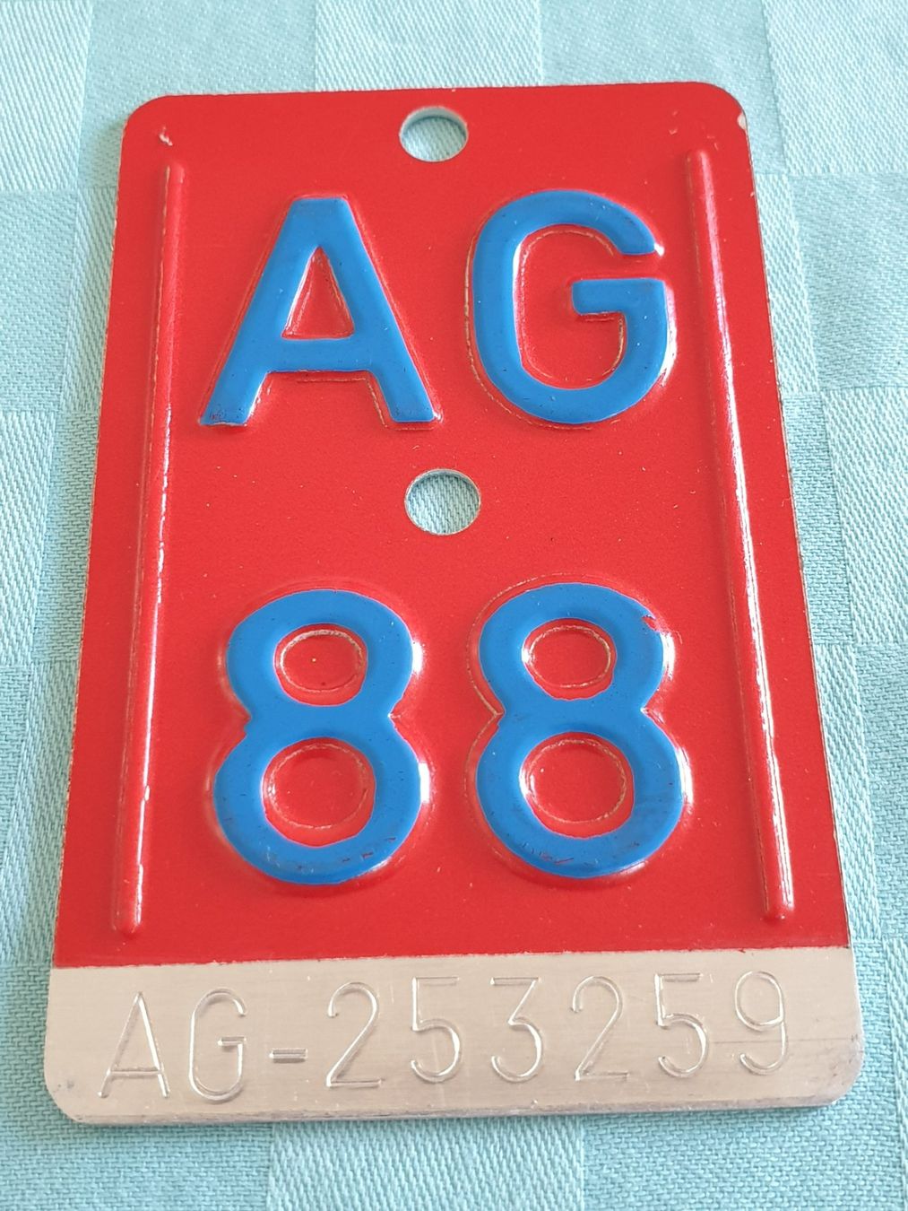 Ecriteaux: Velonummer AG 88 – D'occasion à Mörschwil par spirspi