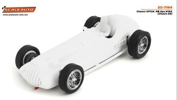 Rennbahnen: SC-7144 Scaleauto 1/24, MB W154, Bausatz 'White Kit', – Neu und originalverpackt aus Bettlach von Qwert12