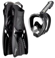 Taucherset (Flossen und Maske)