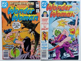 WONDER WOMAN #265-266 VS. DINOSAURS ALIENS & GODS DC 1980