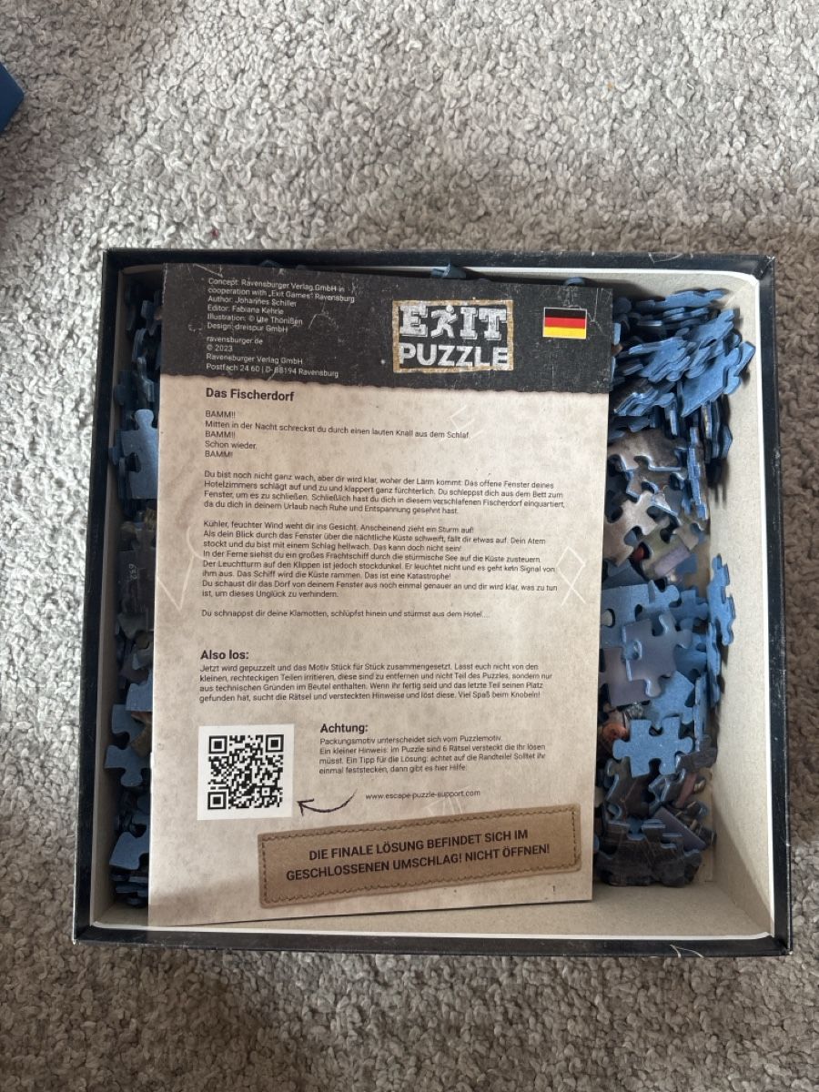 Ravensburger Puzzle: Ravensburger Exit Puzzle "Fischerdorf" – Usato da Maienfeld venduto da eli_27lm 2