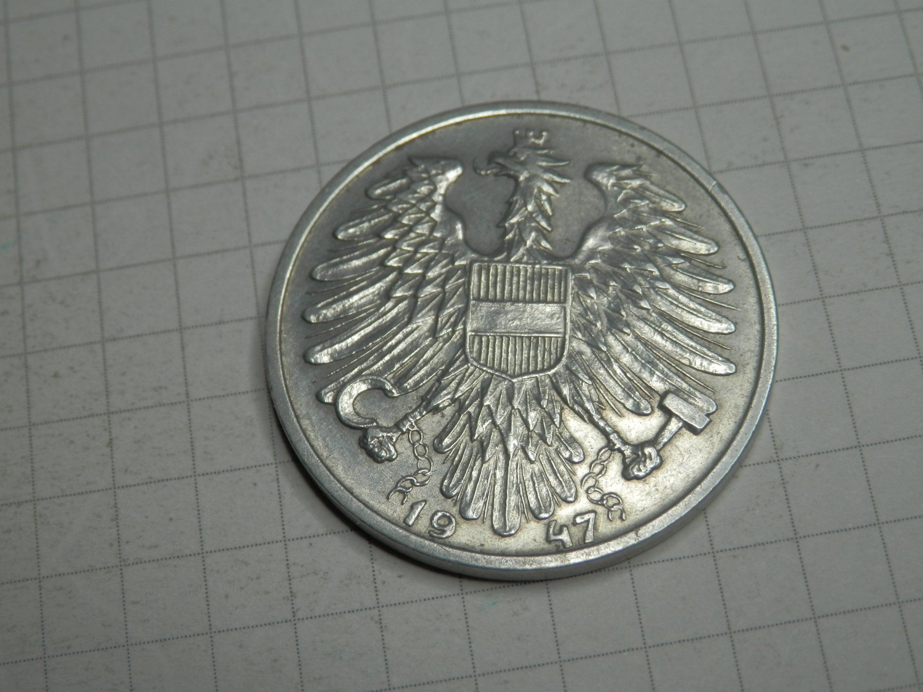 Tutti le monete: Österreich  1 Schilling, 1947 – Usato da Weiach venduto da weiach81