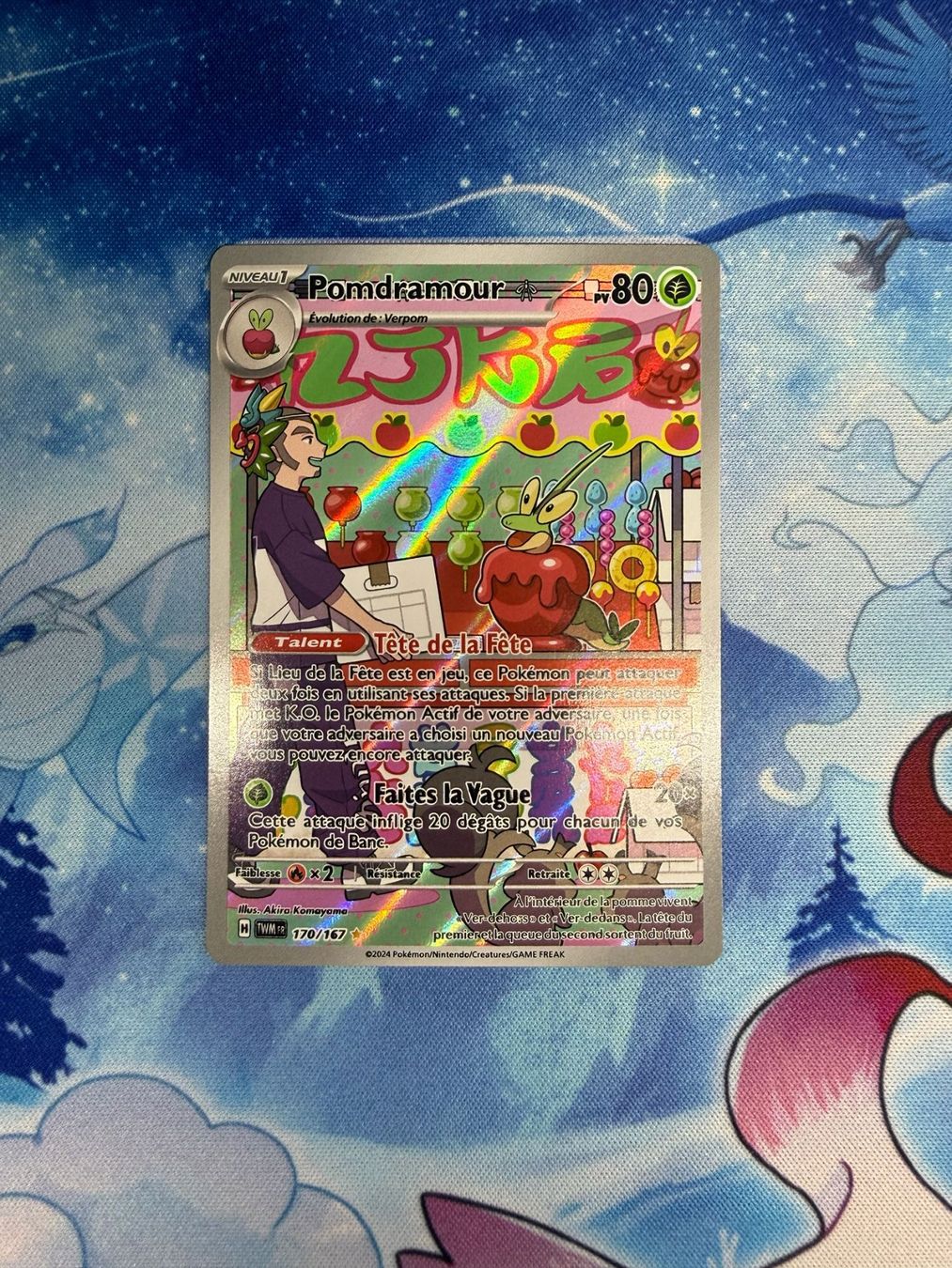 Pokémon Carte collezionabili: Pomdramour AR - TWM 170 FR – Nuovo (secondo la descrizione) da Courgenay venduto da ScamBoxOff