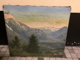 HENRI ALBERT MOREROD TRIFHON(1871-1948)Huile sur toile signé