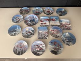 Patrouille Suisse Sammelteller Set gebraucht