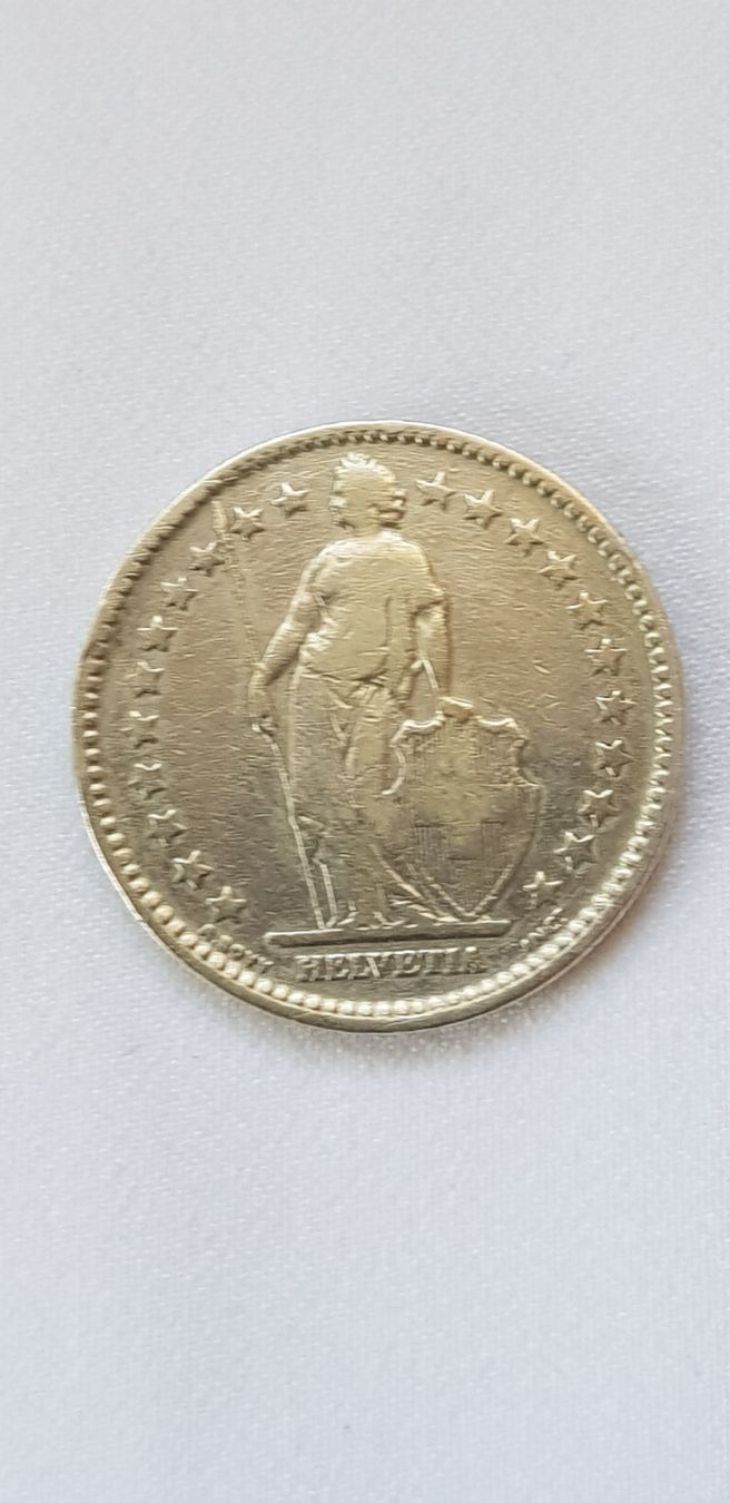 Tutti le monete: 2 Franken 1879 Schweiz – Usato da Dällikon venduto da Toyfan 6