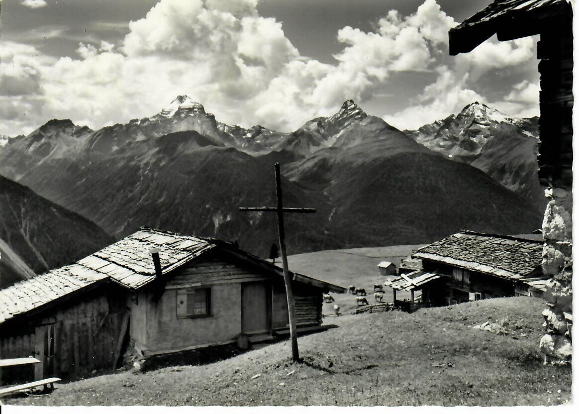 Cartoline postali: Schmittener Alp - Albulatal – Usato da Hochdorf venduto da Ziegel-16