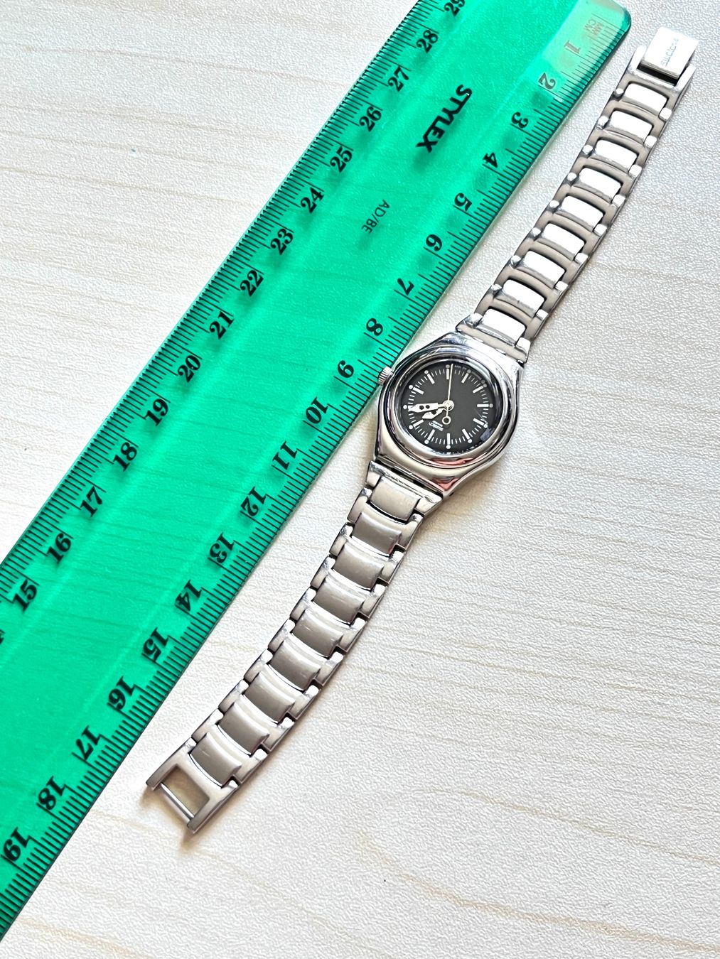 Swatch Orologi: Swatch Armbanduhr silberfarben Damen – Usato da Grenchen venduto da chththl 9