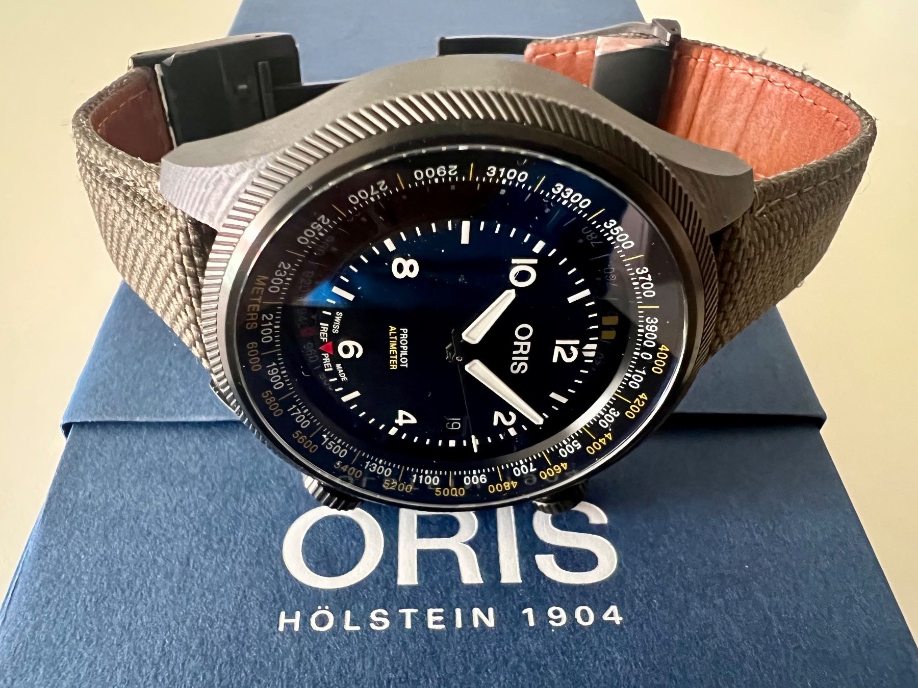 Oris Orologi: ORIS ProPilot Altimeter Échelle Mètres, Full Set, Fr. 6300.- – Nuovo (secondo la descrizione) da Le Mont-sur-Lausanne venduto da LycaGallery