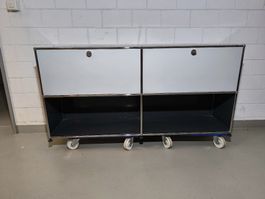 Original USM Haller Sideboard / Lowboard lichtgrau anthrazit