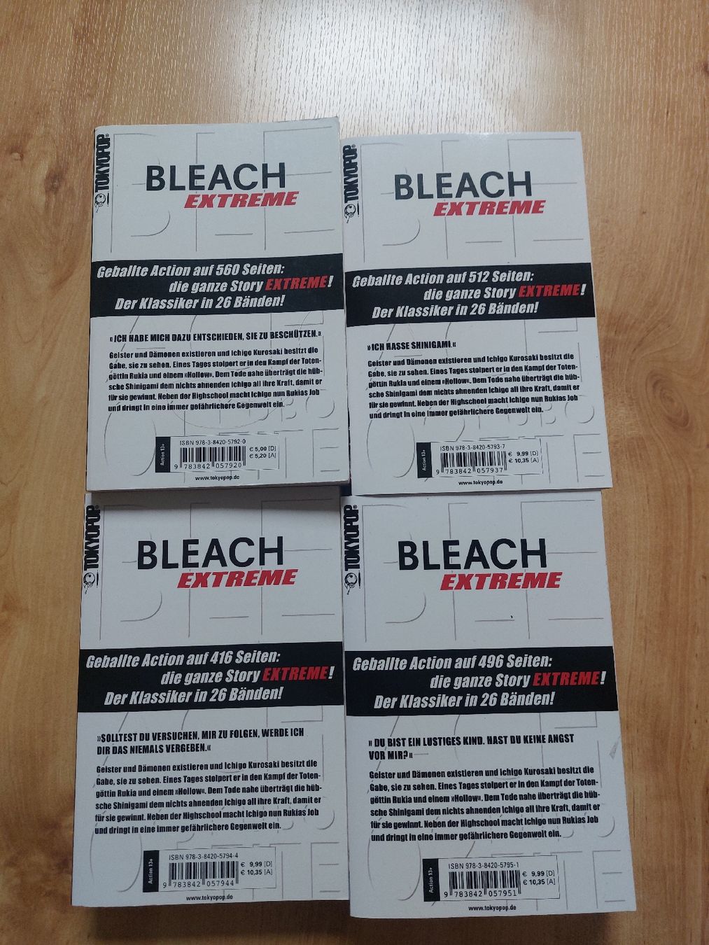 BD: Bleach EXTREME 01-04 Manga  – D'occasion à Brunnen par livasophiaa 1
