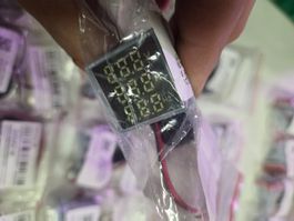 LED Voltmeter Strom Hertz Quadrat Anzeigetafel SHVA3-W