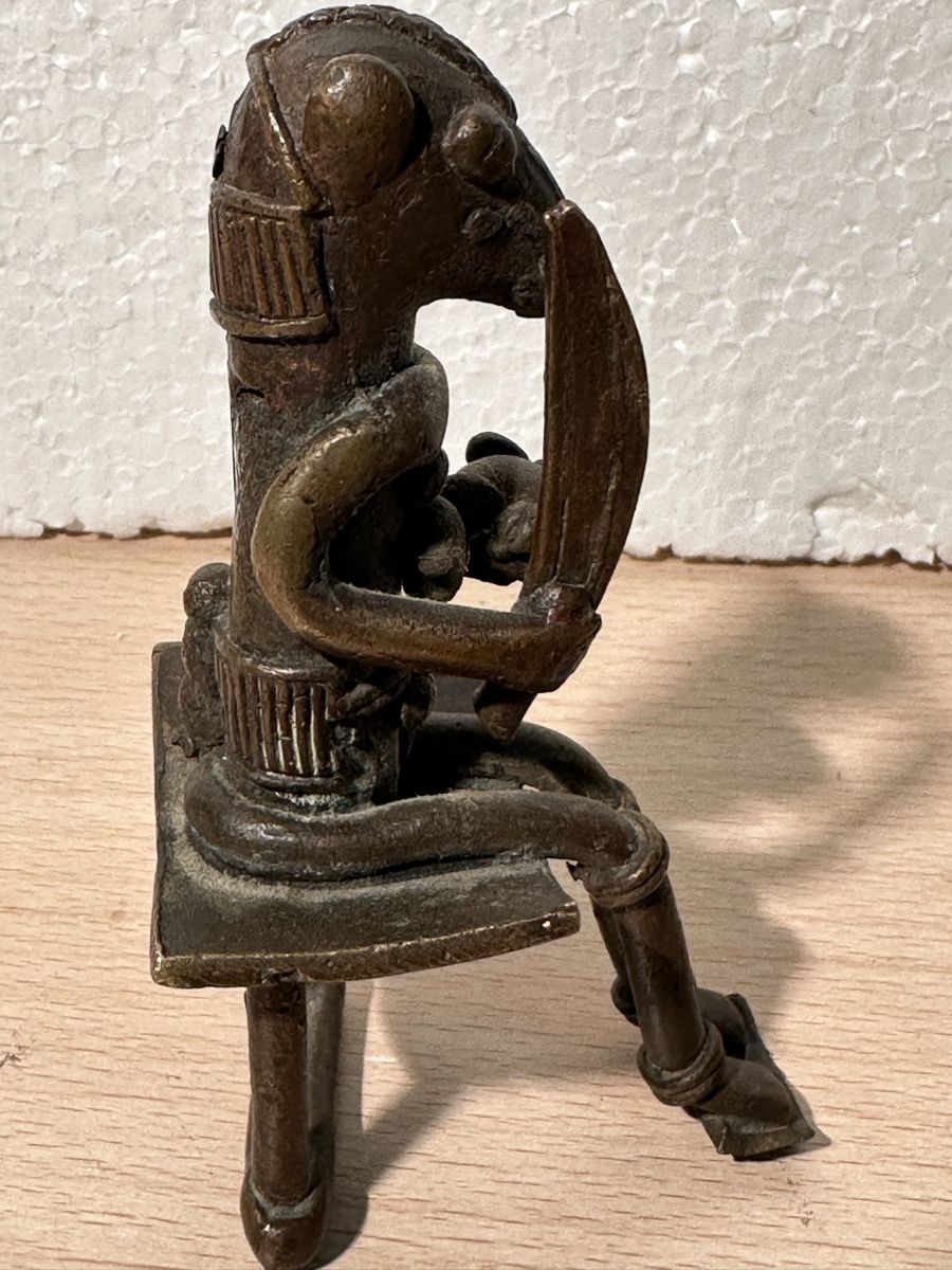 Figuren: Statuette africaine bronze,  9 cm. – Gebraucht aus Lausanne von artnouveau04 5