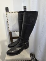 Damen Stiefel Donna carolina Leder schwarz Grösse 38