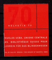2003, 100 Jahre Schweiz Blindenwesen **