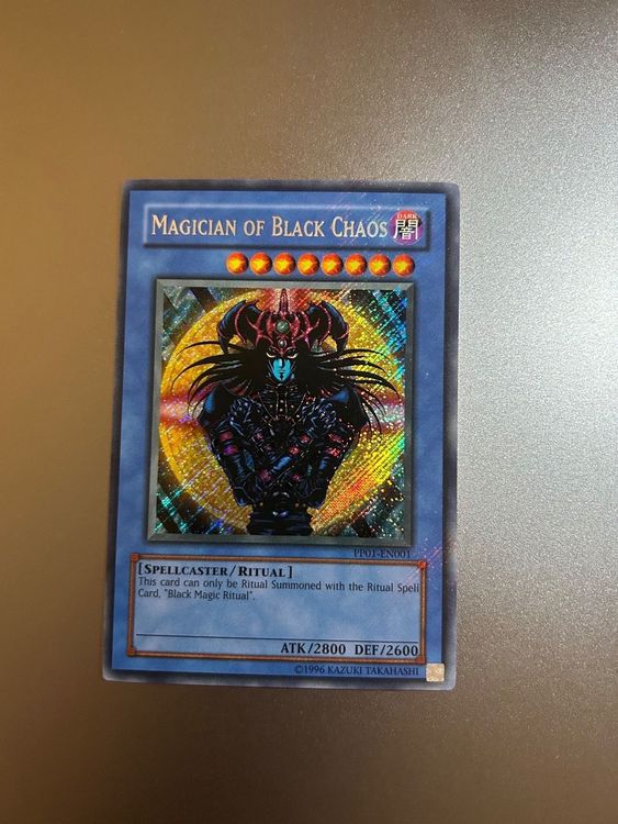 Magician Of Black Chaos TN19-EN002 – Prismatic Secret Rare, Yu-Gi-Oh! TCG, Limited Edition