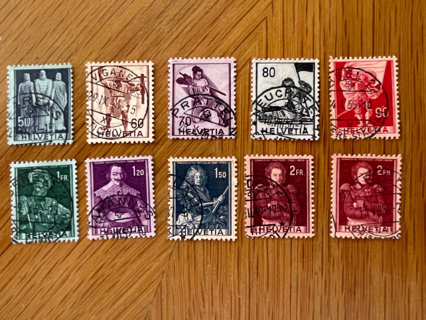 Tous les timbres: Oblitérations choisies – D'occasion à Sonceboz-Sombeval par Comment2