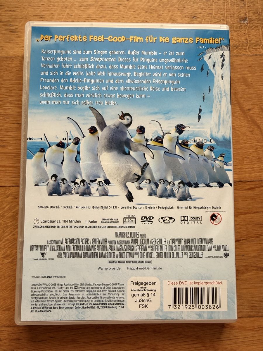 Tutti i DVDs: Happy Feet - DVD – Usato da Kölliken venduto da nerdorado 1
