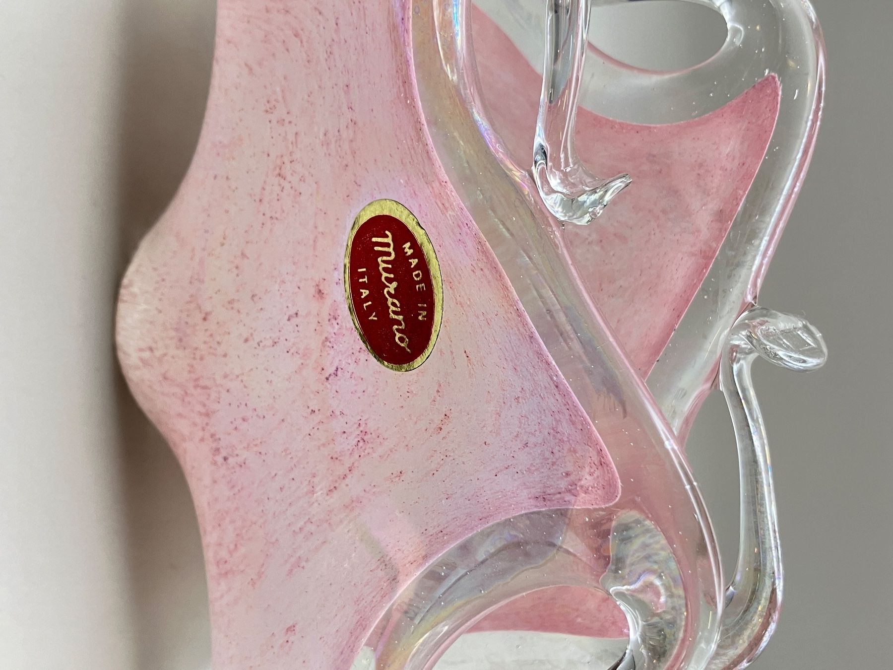 Murano Bicchieri: Murano Kristall Serviettenhalter – Usato da Horw venduto da luzernicus 1