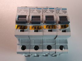 4 × hager ND 025 D 25