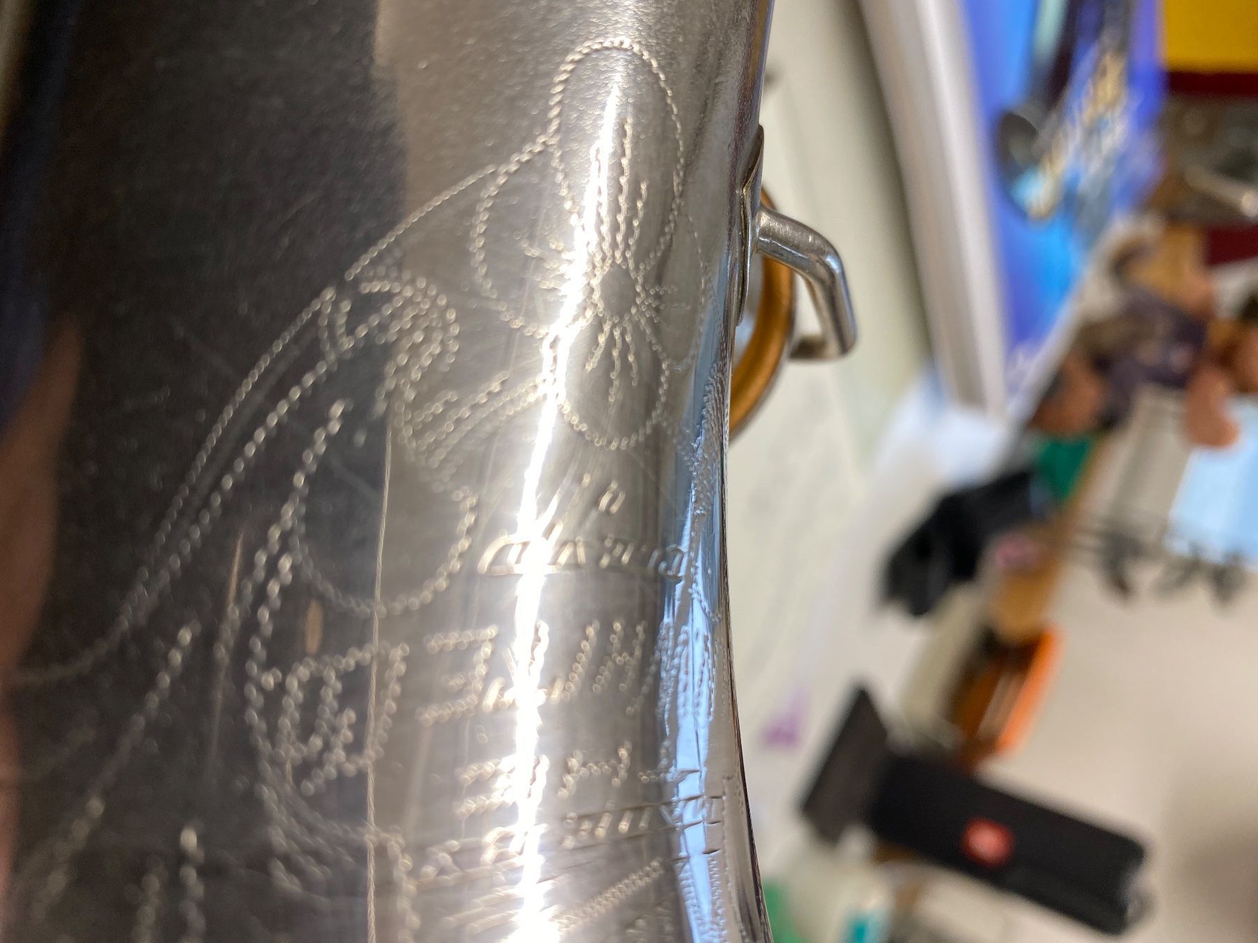 King Musical Instruments Strumenti musicali: Alto sax King versilbert – Usato da Burgdorf venduto da kla_r5tf 4