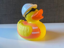 Badeente Bauarbeiter