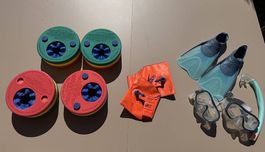 Delphin Schwimmscheiben, Speedo Schwimmflügel