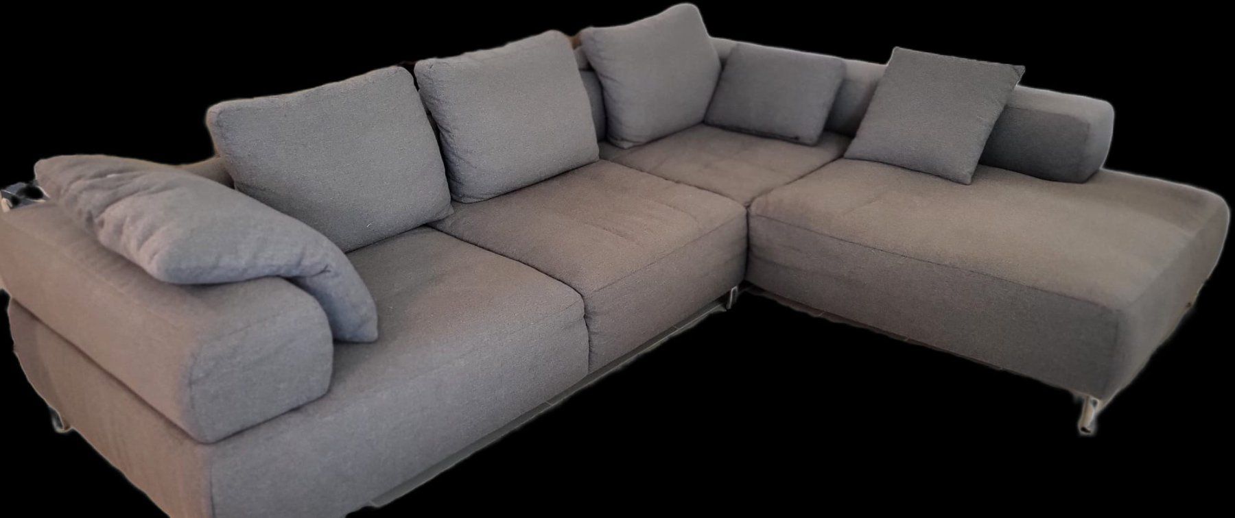 Sofas: grosses Polstermöbel grau – D'occasion à Zürich par maliquila 1
