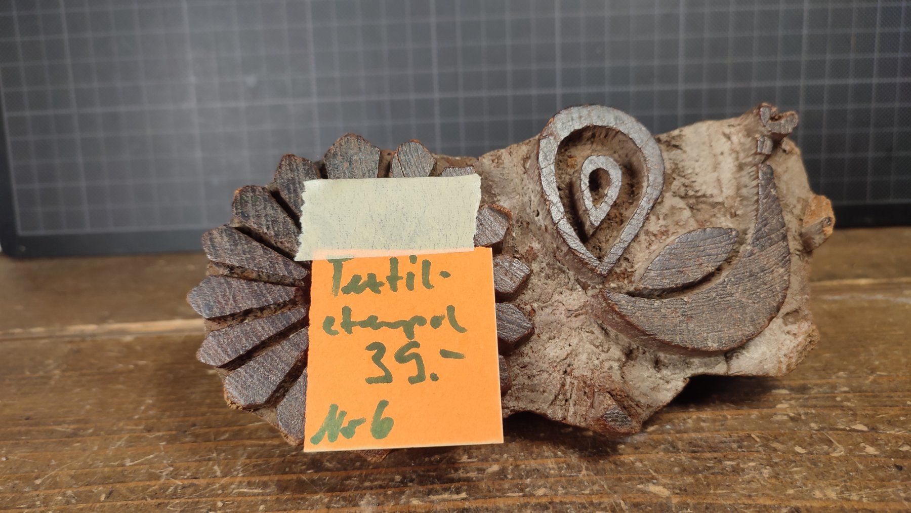 Timbri: Wunderschöner alter Textil Stempel nr 6 – Usato da Gelterkinden venduto da MYSTOREFORYOU4460 8
