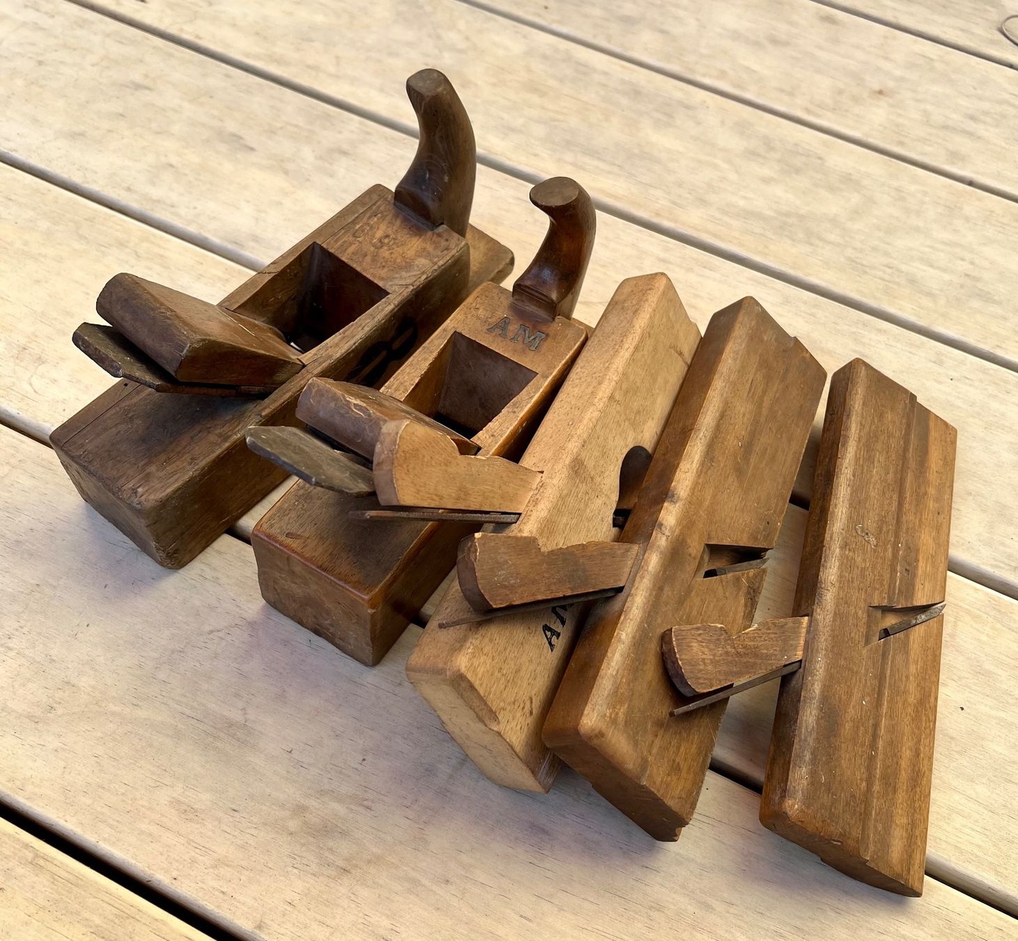 Alle Werkzeuge: 5 antike Holz Hobel – Gebraucht aus Kerzers von Pippuri96