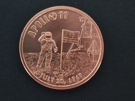 USA 1 Oz .999 Copper, GSM Apollo 11