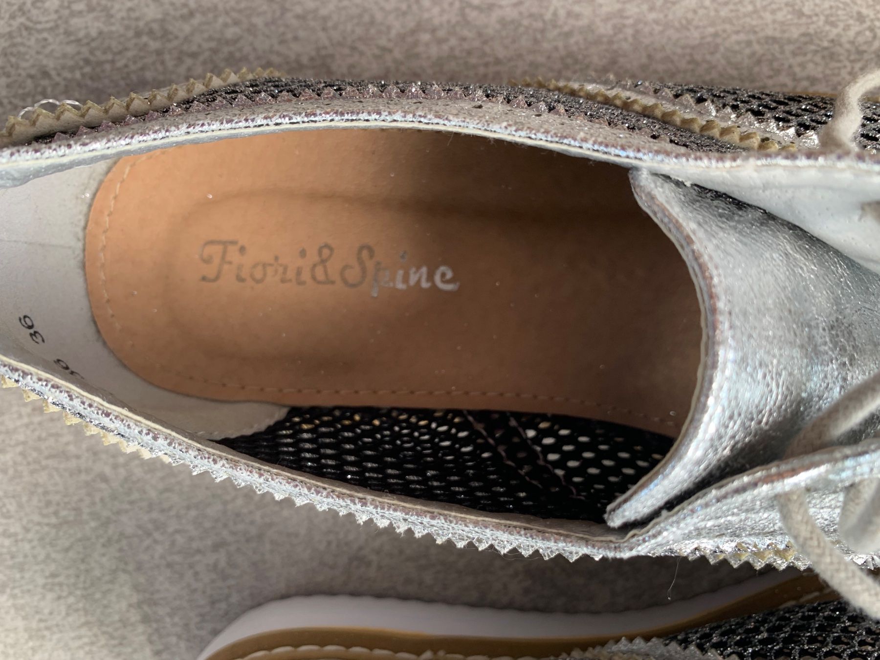Scarpe da donna: Damen silber FIORI E SPINE gr. 36 – Nuovo (secondo la descrizione) da Arbedo venduto da nadia1973 3