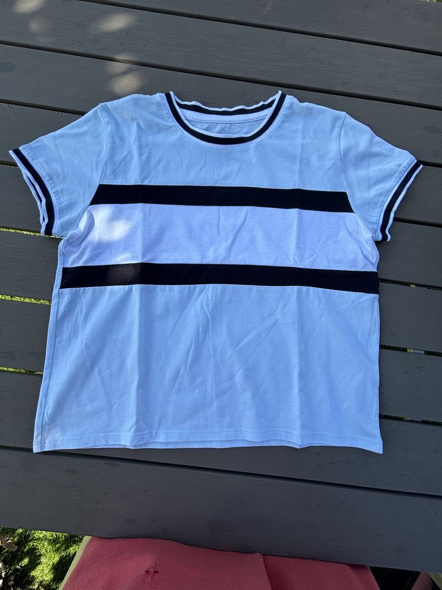 T-Shirts: Hellblaues Tshirt M – Gebraucht aus Kesswil von Branca-01 2