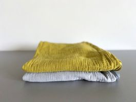 Musselin Baby Schlafsack Fusssack Gr.90 100%Baumwolle