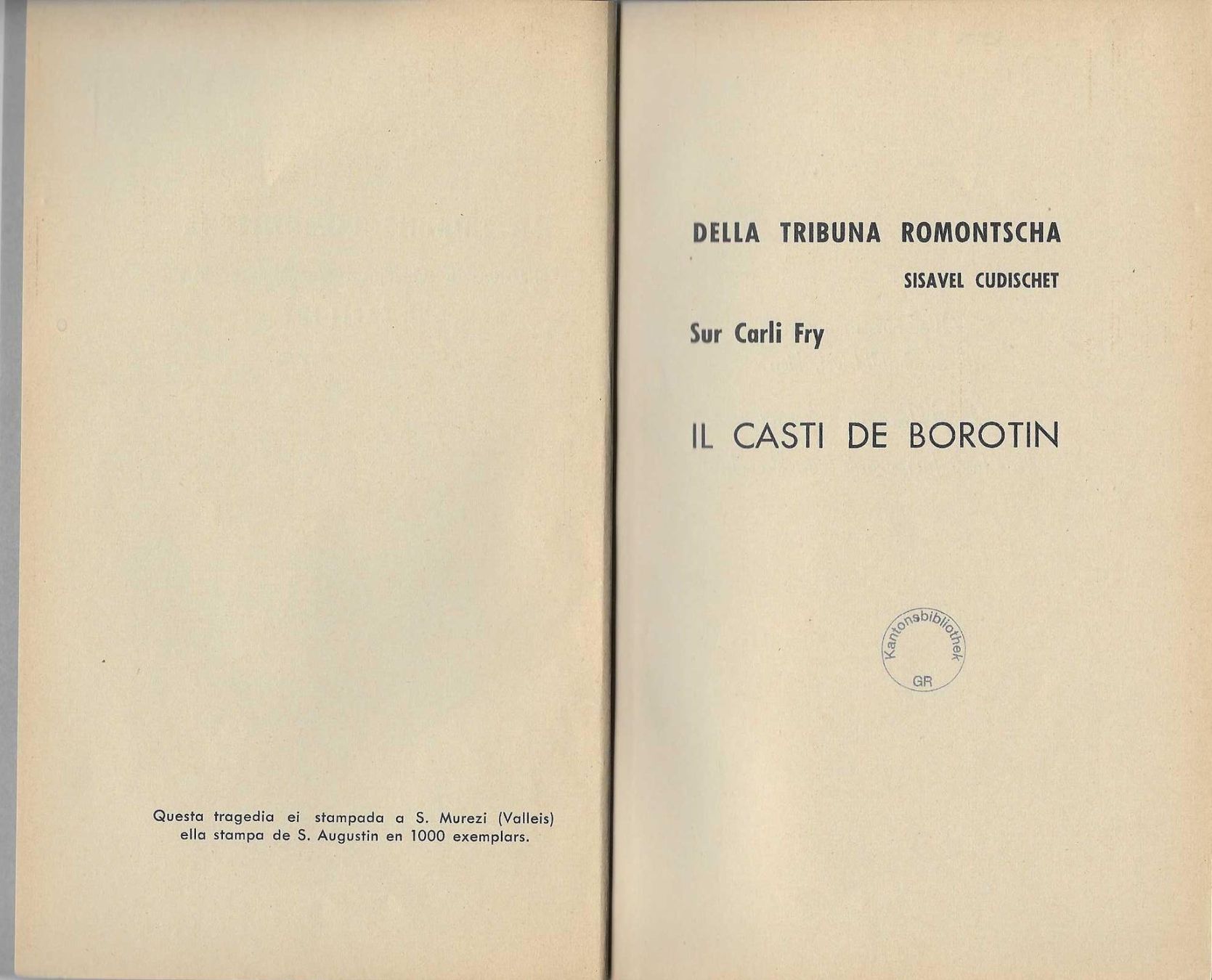 Libri: La Tribuna Romontscha Nr. 6 1939 – Usato da Flims - Dorf venduto da Stagediver 1