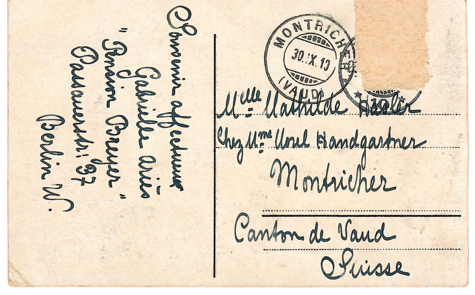 Cartoline postali: Berlin, Victoria Café – Usato da Zweisimmen venduto da jakobsweg 1