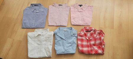 Satz von 6 Damenhemden Grösse L (42 EUR)