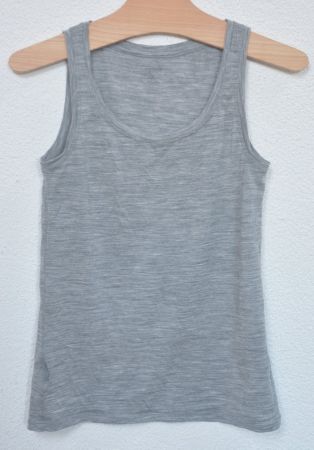 Ärmelloses, hellgraues Shirt/Top von Icebreaker, Grösse XS