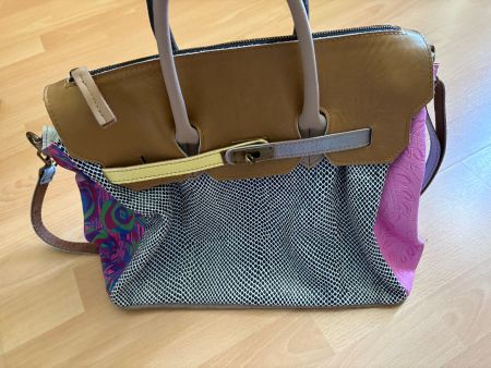 sac en cuir style birkin