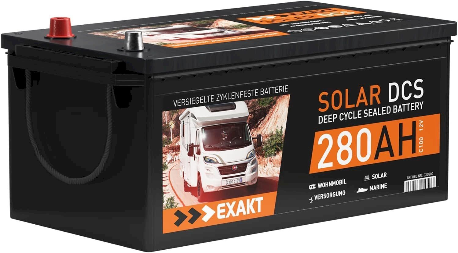 Panneaux solaires: EXAKT Solarbatterie 280Ah 12V – Neuf avec emballage d'origine à Bottighofen par zaap 3