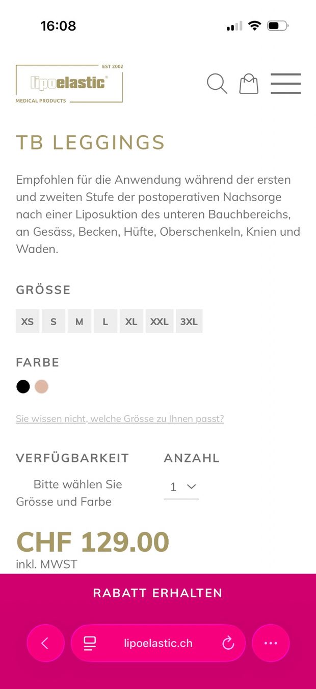 Leggings: Kompressionslegins Post OP Liposuktion – Usato da Zürich venduto da JuliaBeuggert 5