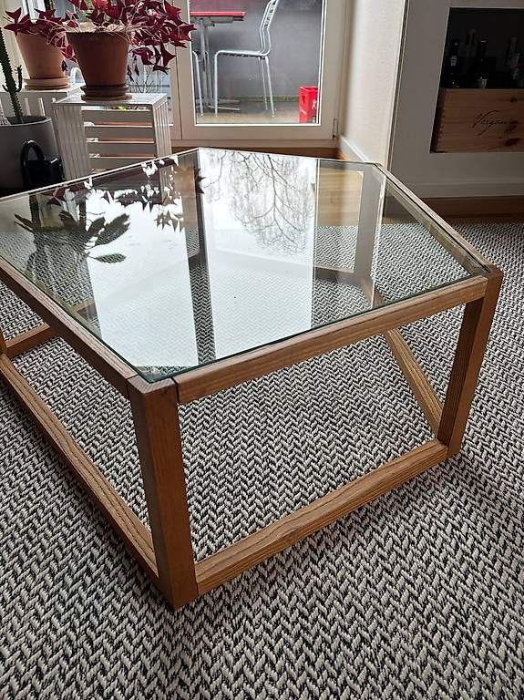 Tables: Glastisch aus Eschenholz – D'occasion à Zürich par Admac
