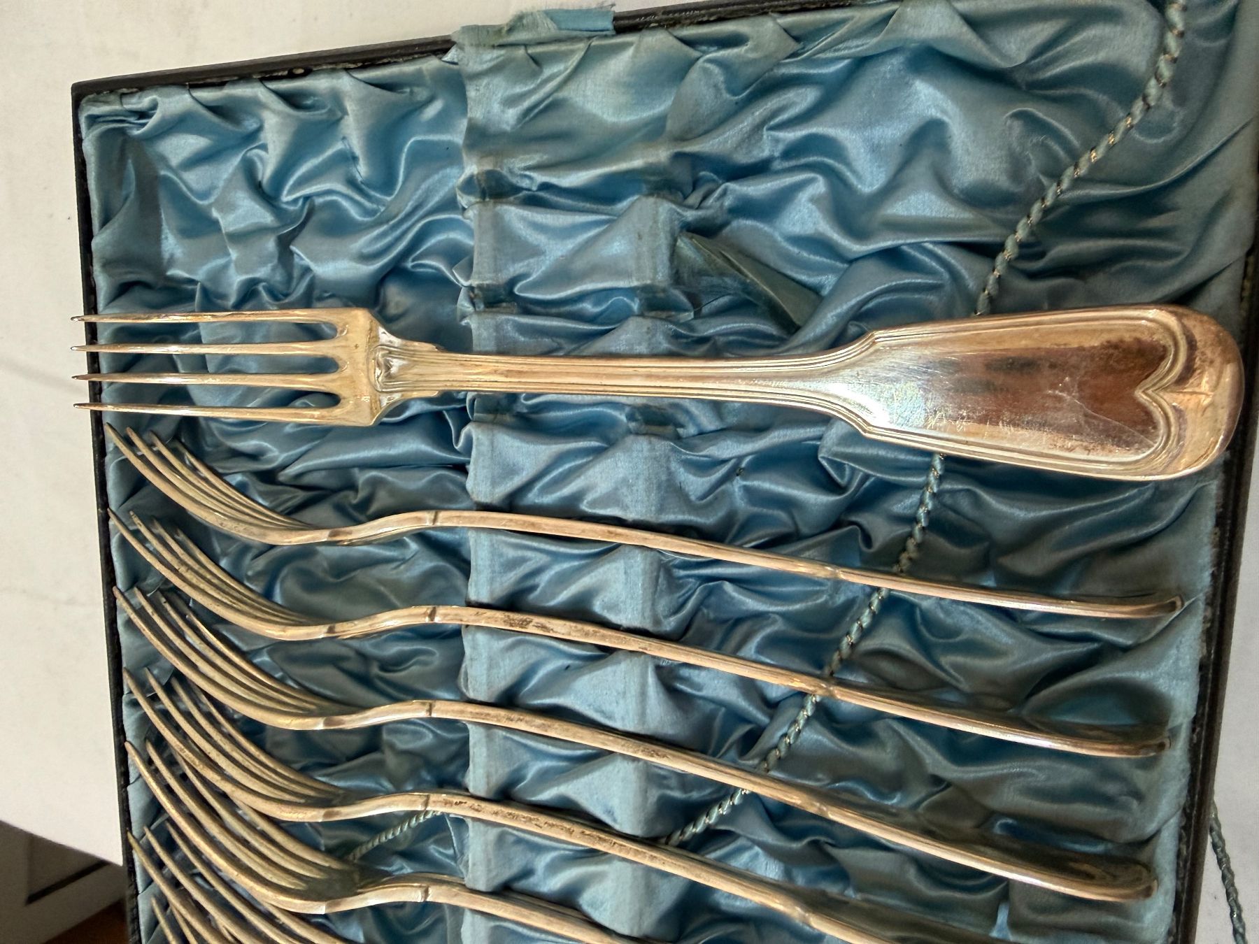 Gabeln: 10fourchettes anciennes argentées – Gebraucht aus Lausanne von artnouveau04 1