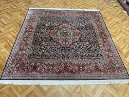 Seidenteppich quadratisch 187*187cm handg.gewaschen TOP