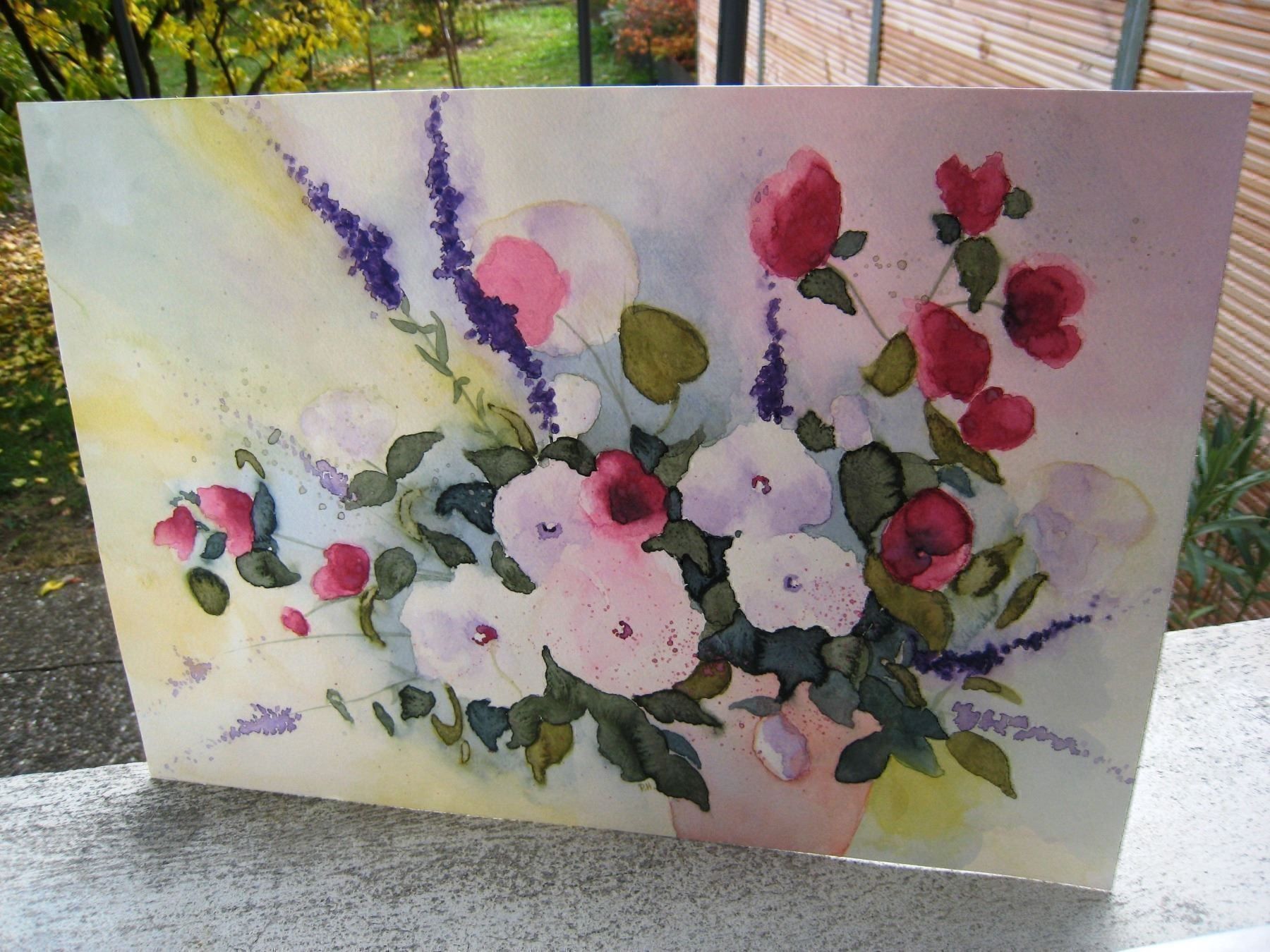 Dipinti: Blumenstrauss 3, gemalt 2007 – Nuovo (secondo la descrizione) da Pratteln venduto da Bluebird97 3