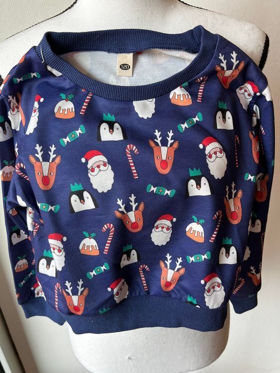 Maglioni & Felpe: Weihnachtspullover, Kinder, Grösse 120 neue – Nuovo e nell'imballaggio originale da Riehen venduto da edu_92w7